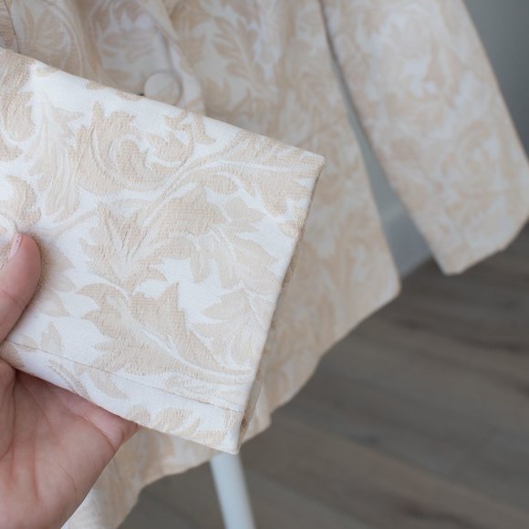 Cream Jacket / Blazer Small - Picture 7 of 12